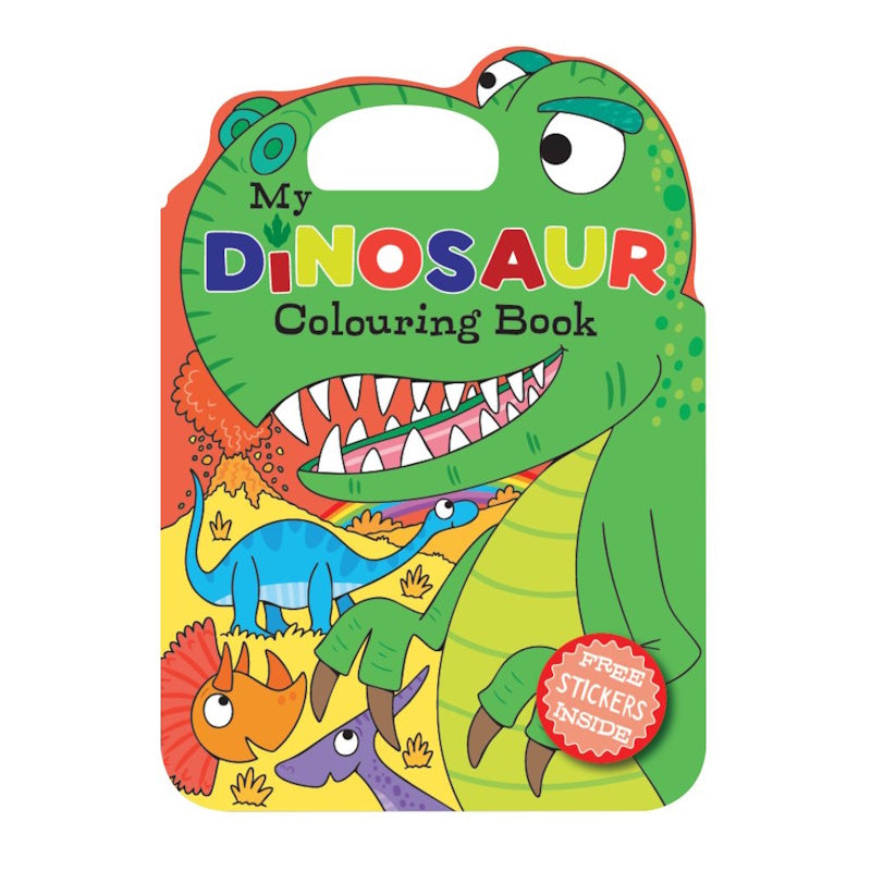My Dinosaur Colouring Book with Stickers