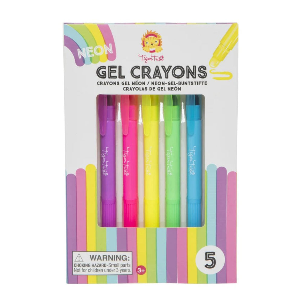 Neon Gel Crayons 5pk