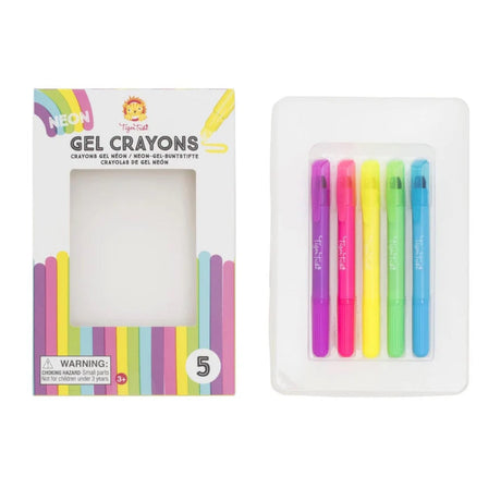 Neon Gel Crayons 5pk