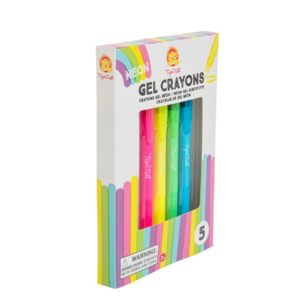 Neon Gel Crayons 5pk