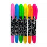 Kaleidoscope 6pc Electric Neon Markers