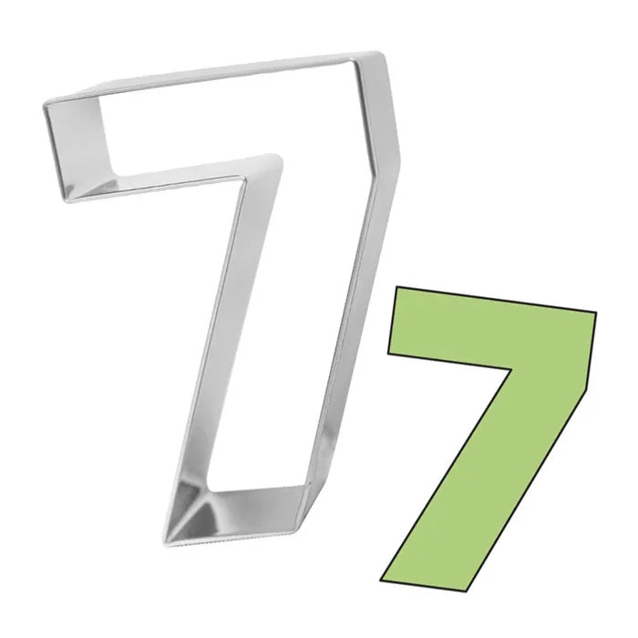 Cake Craft Number 7 Cookie Cutter