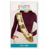 Officially Retired Gold Fringe Sash