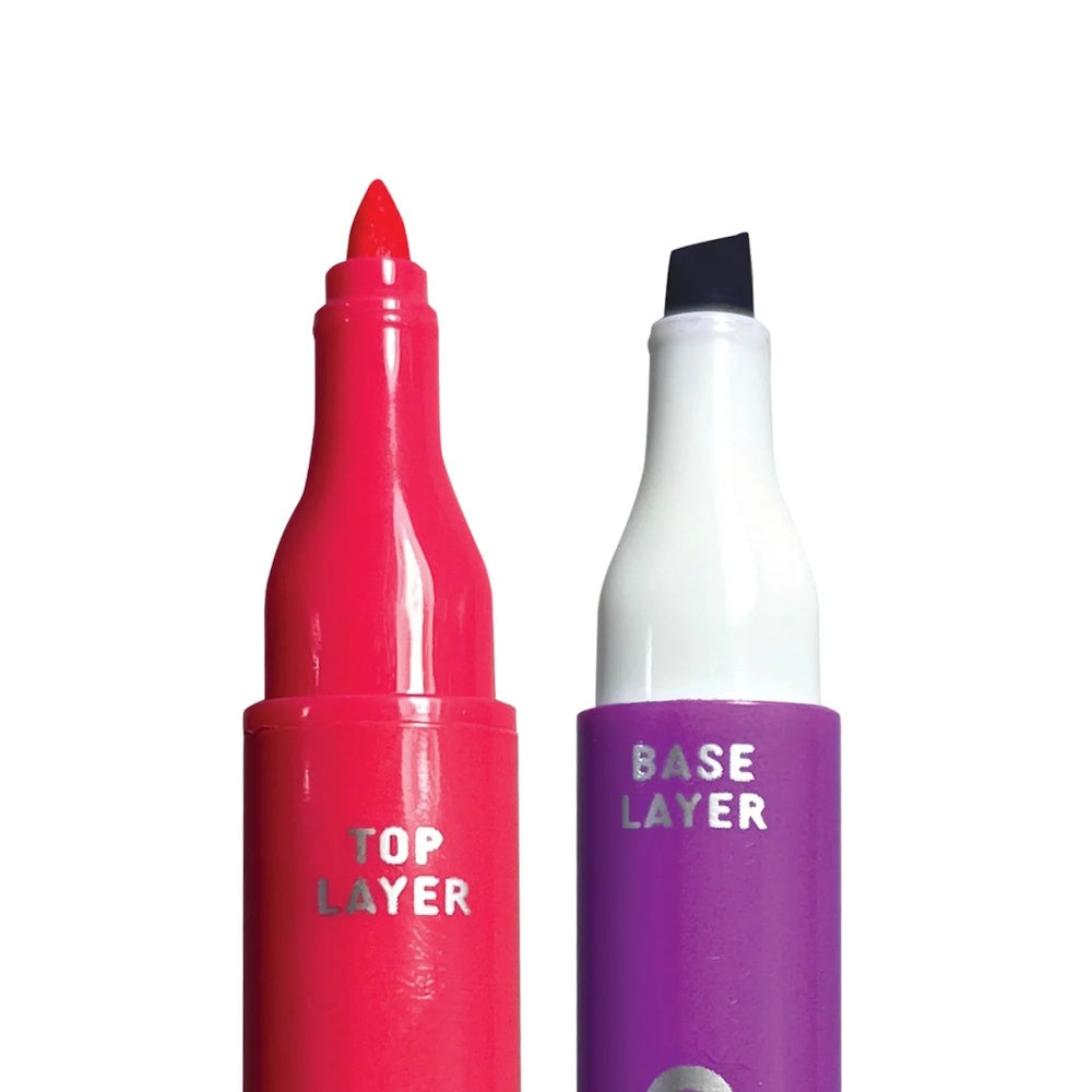 OOLY Colour Layers Double-Ended Layering Markers 8pk
