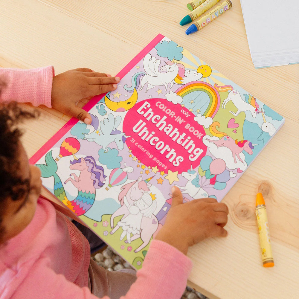 OOLY Colouring Book - Enchanting Unicorns