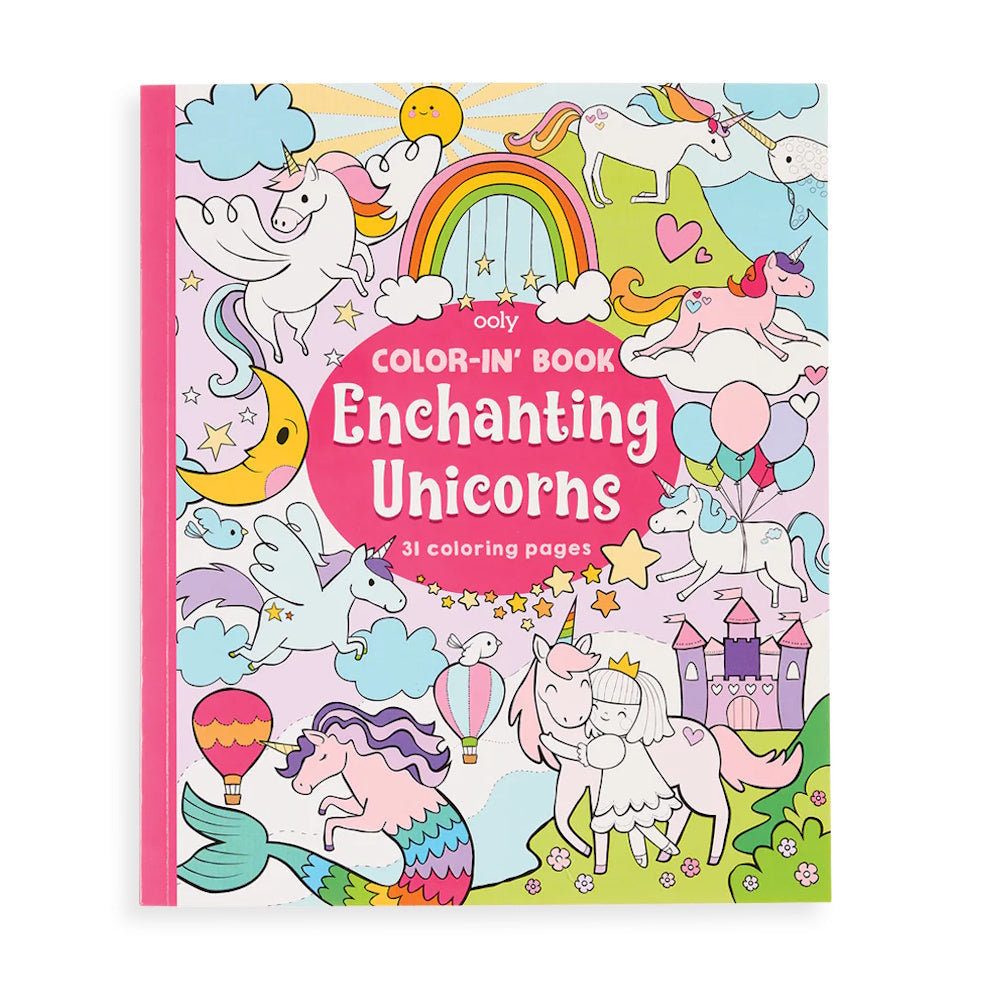 OOLY Colouring Book - Enchanting Unicorns
