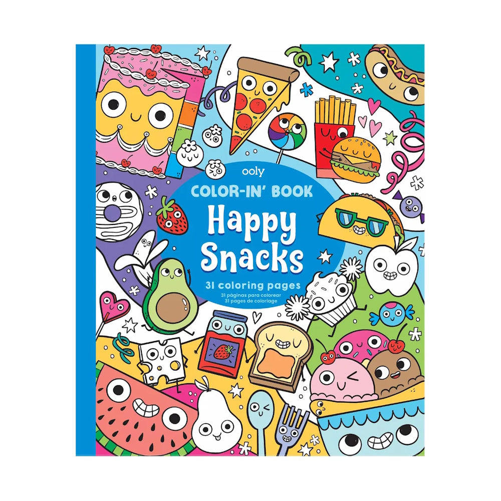 OOLY Colouring Book - Happy Snacks