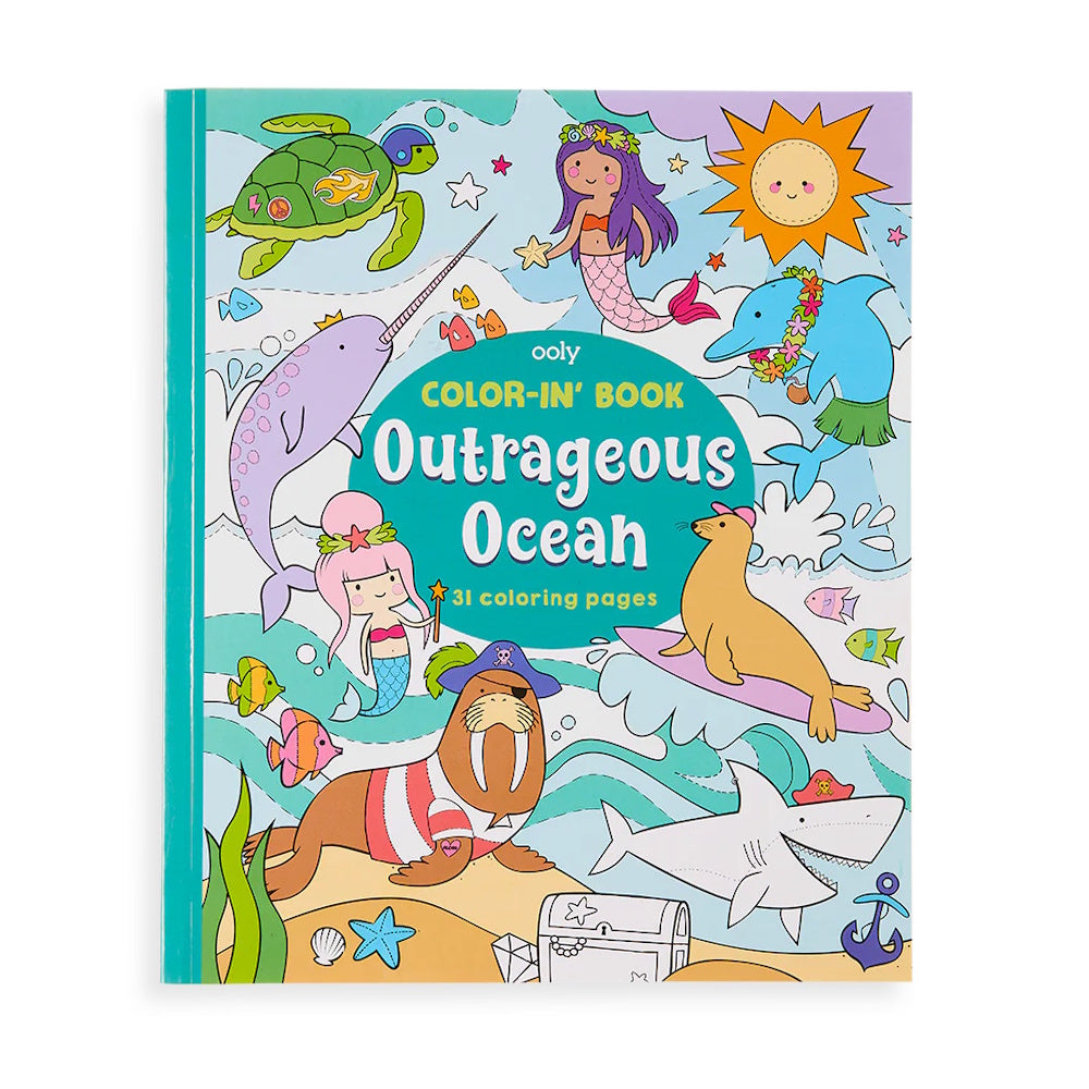 OOLY Colouring Book - Outrageous Ocean