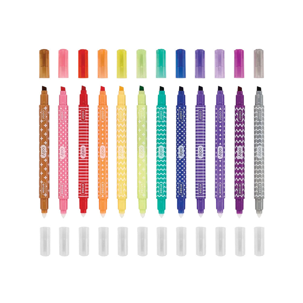 OOLY Make No Mistake! Erasable Markers 12pk