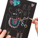 OOLY Mini Scratch & Scribble Art Kit - Funtastic Friends