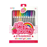 OOLY Very Berry Strawberry Scented Gel Pens 12pk