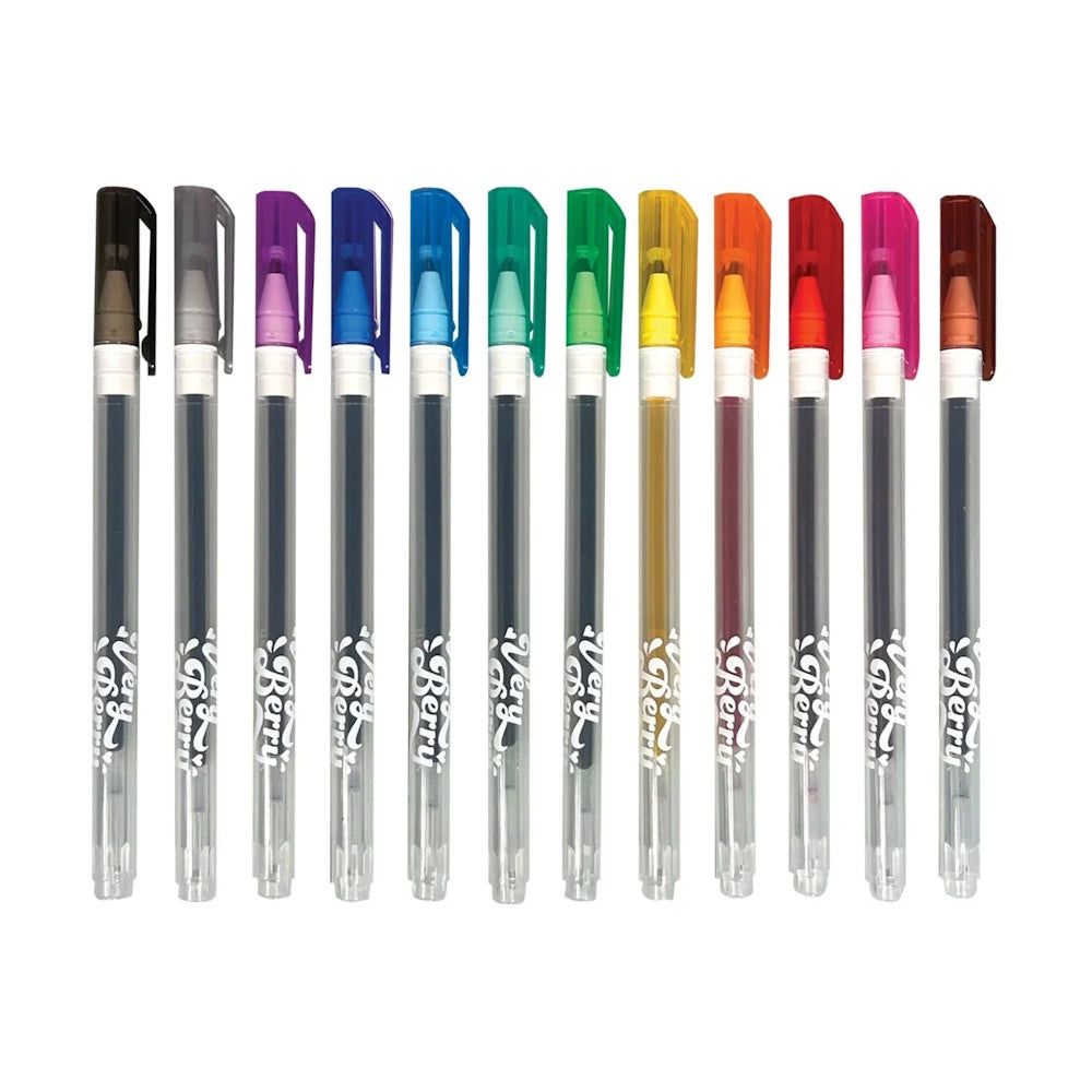 OOLY Very Berry Strawberry Scented Gel Pens 12pk