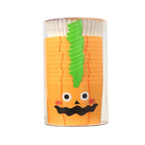 PME Baking Cups with Cases 12pk - Jack-o-Lantern