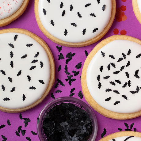 PME Halloween Edible Glitter Shapes – Bats