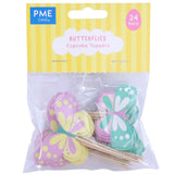 PME Cupcake Toppers - Butterflies 24pk