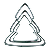 PME Christmas Tree Cookie Cutters Set of 3