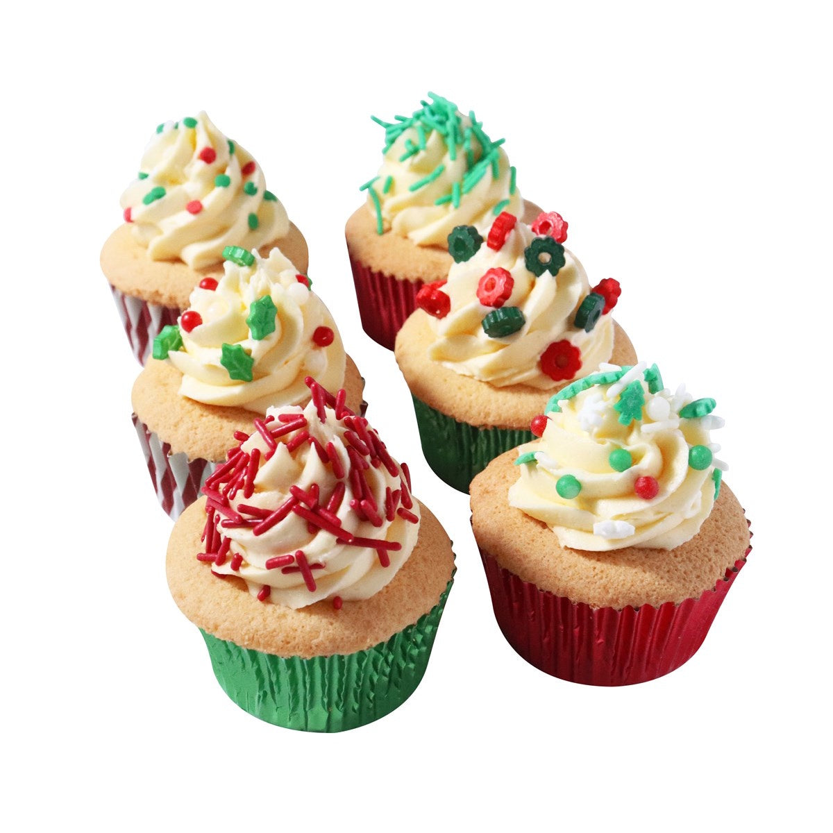 PME Deck the Halls 6-in-1 Christmas Sprinkle Mix