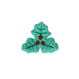PME Edible Sugar Decorations - Jolly Holly 24pk