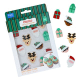 PME Edible Sugar Decorations - Santa's Coming to Town 12pk
