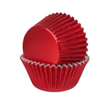 PME Foil-lined Cupcake Cases 30pk - Metallic Red