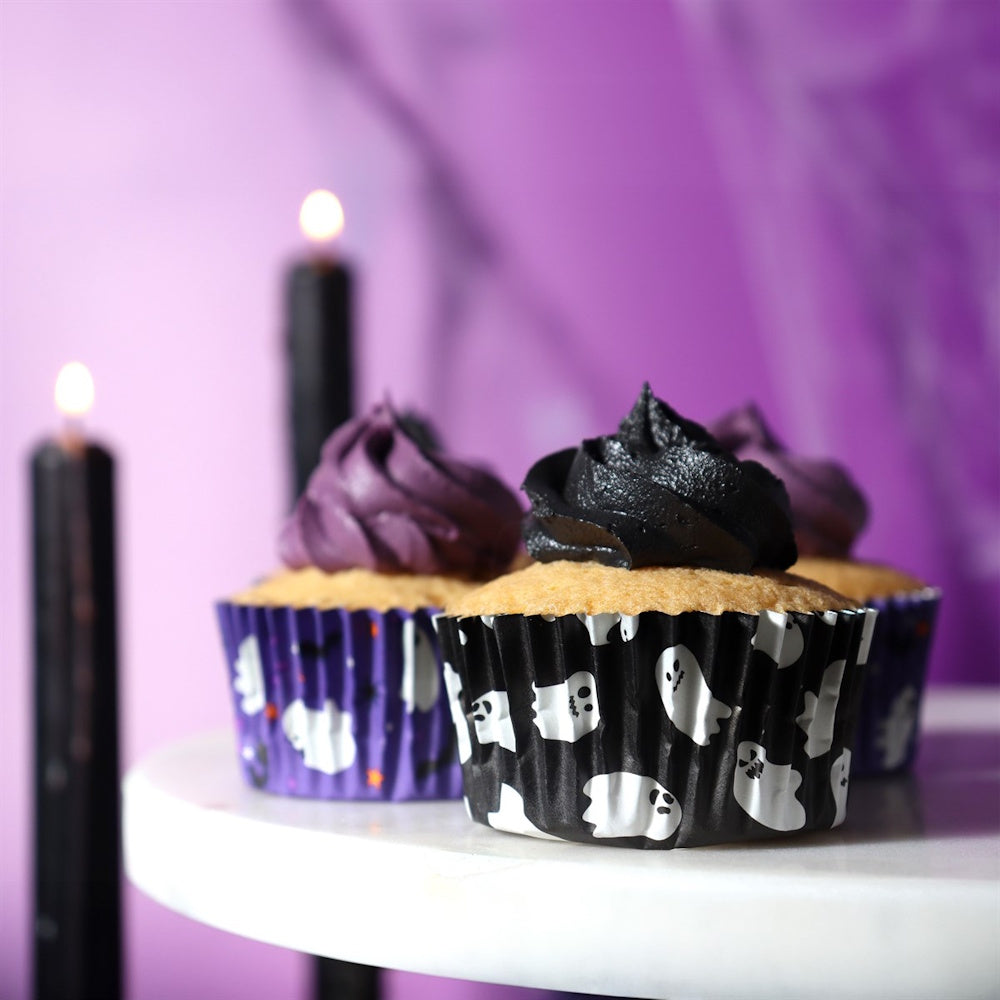 PME Foil-lined Cupcake Cases - Spooky Ghosts 60pk