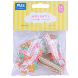 PME Easter Cupcake Toppers - Happy Easter 24pk