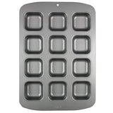 PME Non-Stick Mini Square Cake Pan 12 Cup
