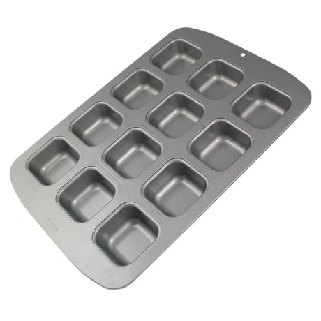 PME Non-Stick Mini Square Cake Pan 12 Cup
