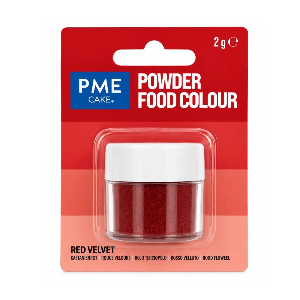 PME Powder Food Colour - Red Velvet