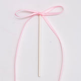 PME Ribbon Bow Cake Toppers 8pk - Light Pink