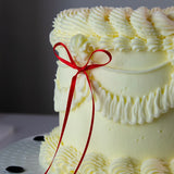 PME Ribbon Bow Cake Toppers 8pk - Red