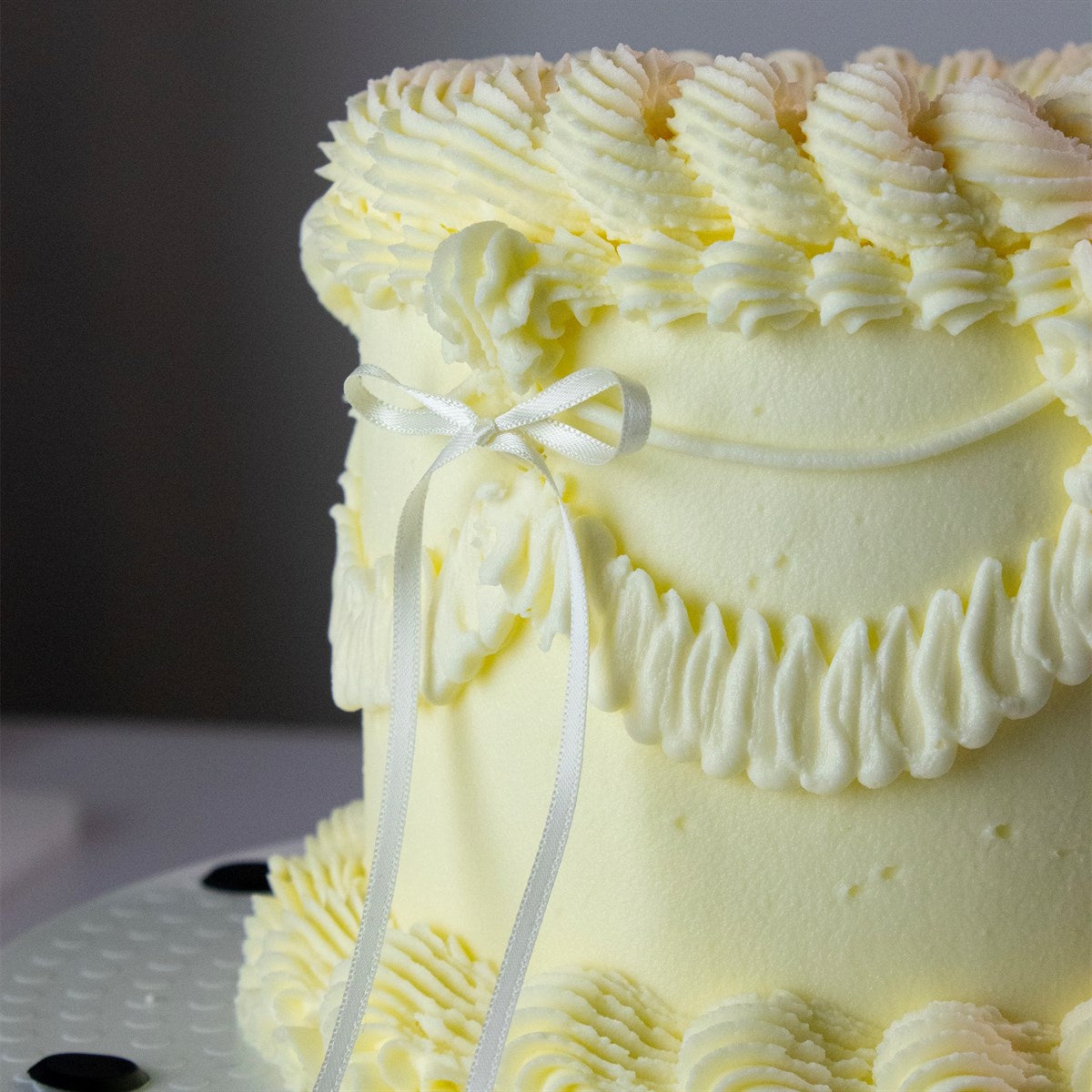 PME Ribbon Bow Cake Toppers 8pk - White