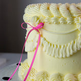 PME Ribbon Bow Cake Toppers 8pk - Pink