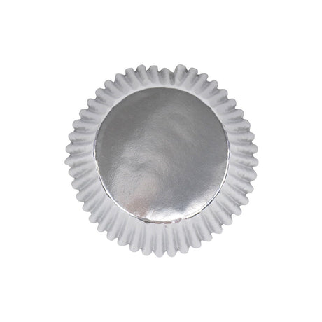 PME Foil-lined Cupcake Cases 30pk - Metallic Silver