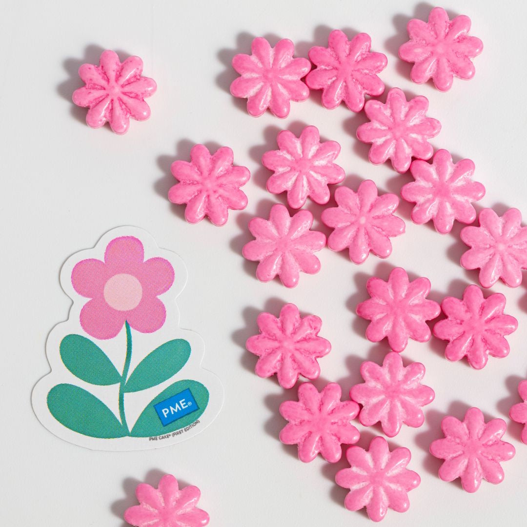 PME Sprinkle Charms - Pink Flowers