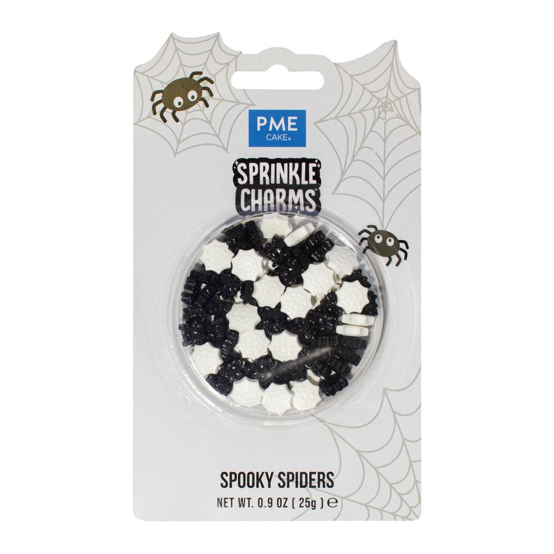 PME Sprinkle Charms - Spooky Spiders