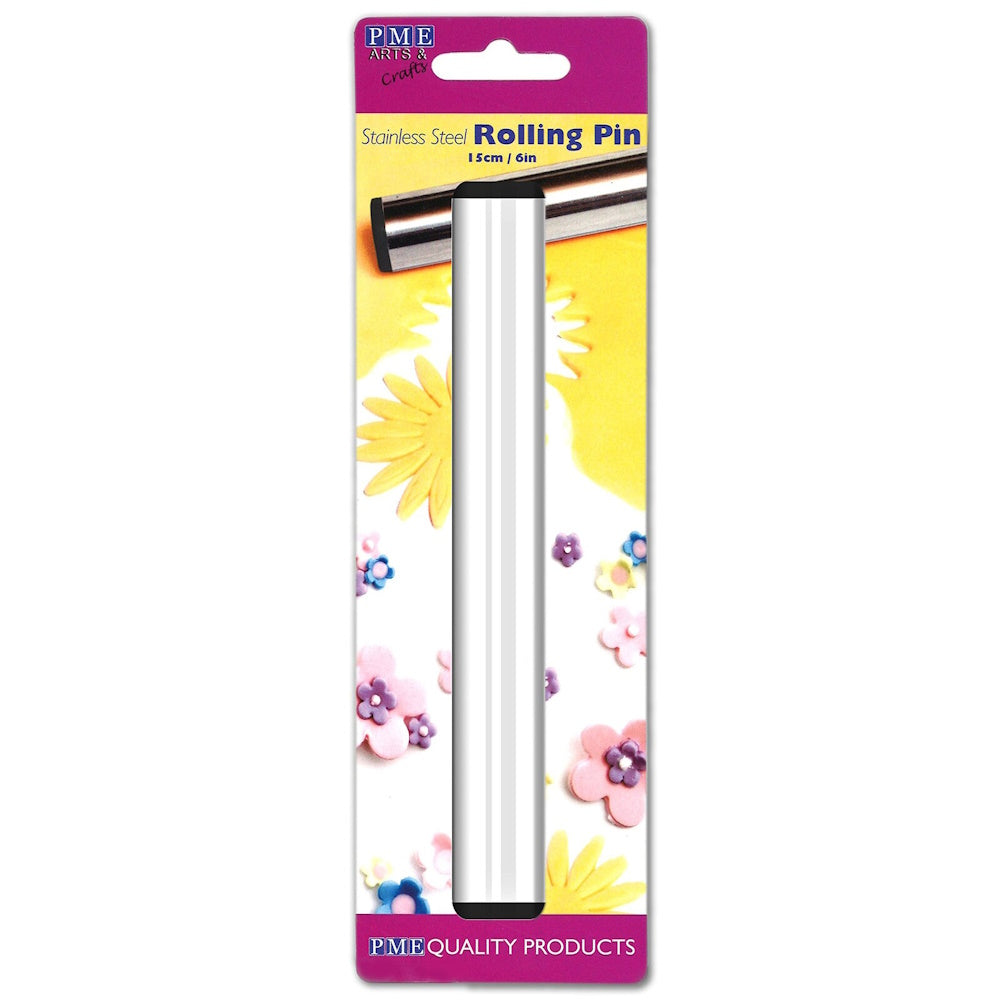 PME Stainless Steel Rolling Pin 15cm