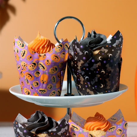 PME Tulip Muffin Cases - Pumpkin Party 24pk