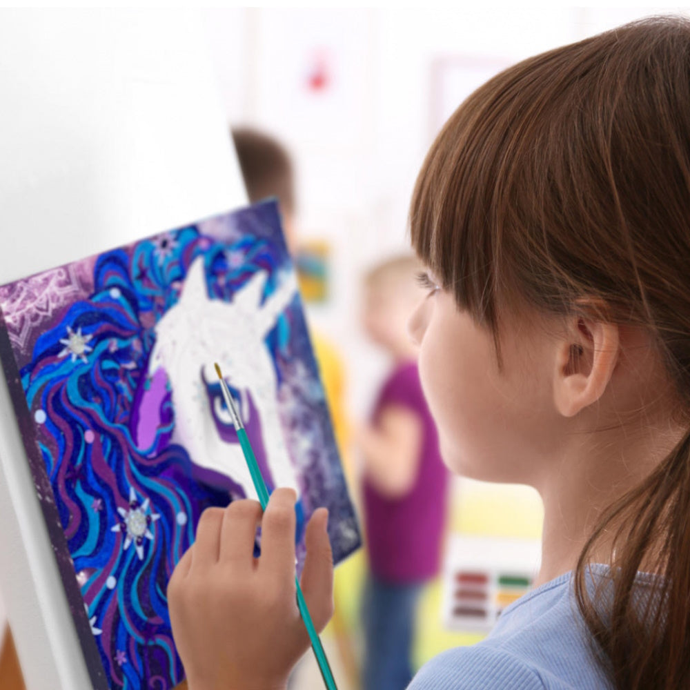 Nebulous Stars - Paint-by-Numbers: Nebulia and Horse