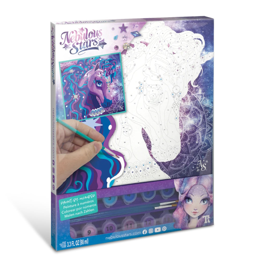 Nebulous Stars - Paint-by-Numbers: Nebulia and Horse