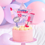 Pamper Party Customisable Cake Topper Set