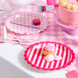Pamper Party Checkerboard & Stripes Plates 8pk