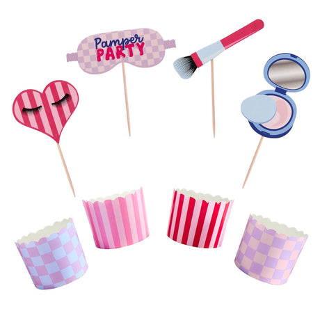 Pamper Party Food Cups & Picks 12pk
