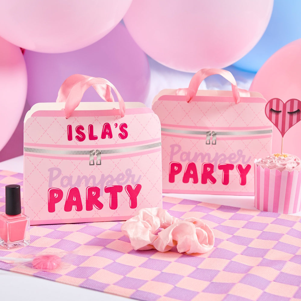 Pamper Party Customisable Party Bags 5pk – Sweet Pea Parties