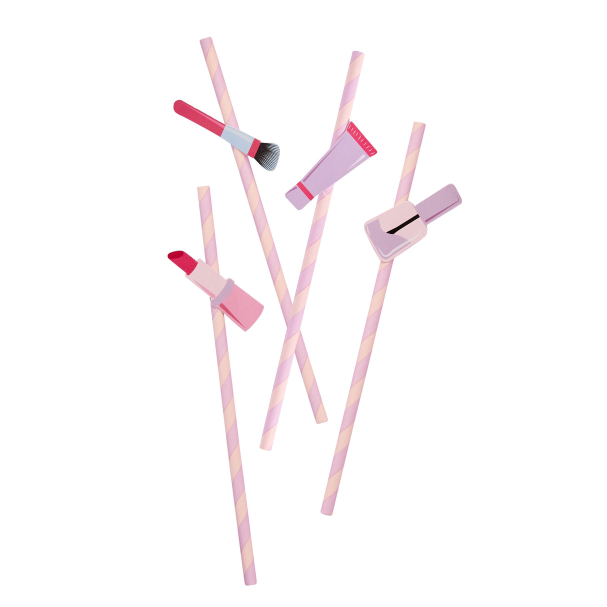 Pamper Party Make Up Straws 16pk