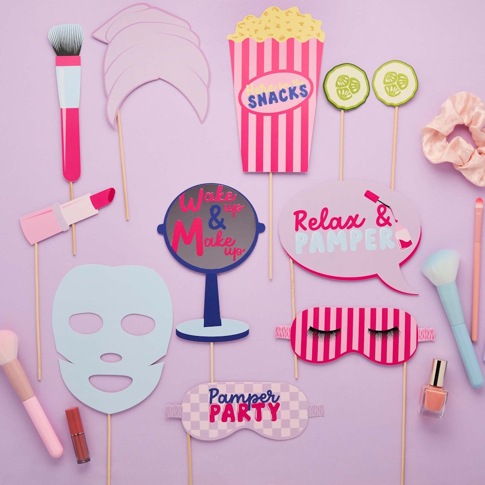 Pamper Party Photo Props