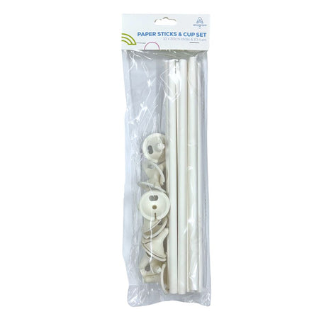 Paper Balloon Stick & Cup