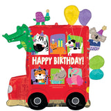 Party Bus SuperShape Foil Balloon
