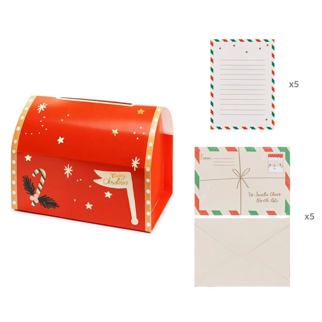 Classic Christmas Santa Mailbox