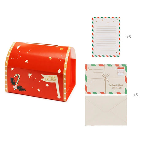 Classic Christmas Santa Mailbox